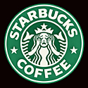 Starbucks satire logo. The mermaid is weeping.
